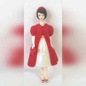 Silken Flame Barbie Hallmark keepsake ornament Collectors Series Red Dress